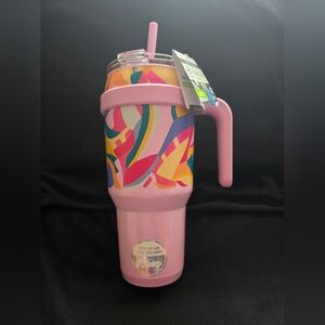 Colorful Insulated Tumbler with Handle